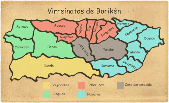 Mapa de Borikén